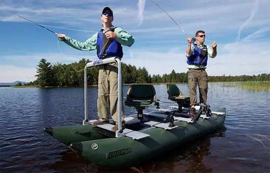 2 person pontoon fishing boat for sale