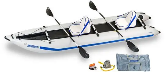 inflatable pontoon kayak