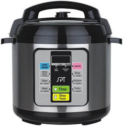 8 Qt. Non Stick Electric Pressure Cooker (Stainless Steel)