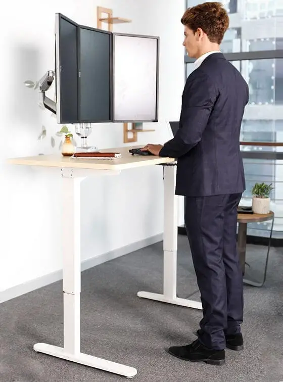 Best Adjustable Height Sit Stand Workstation (12 Heights)