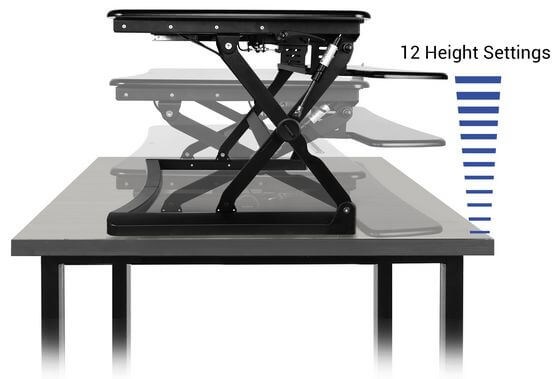 adjustable desktop riser