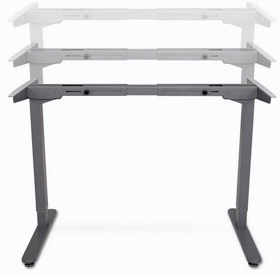 adjustable standing desk frame