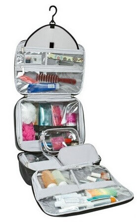 travel makeup organizer