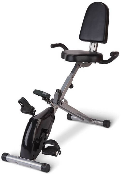 folding recumbent home bike