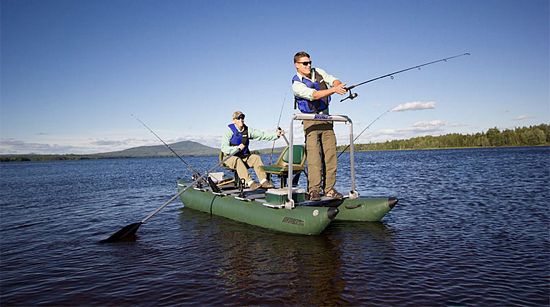 2 seat pontoon boat