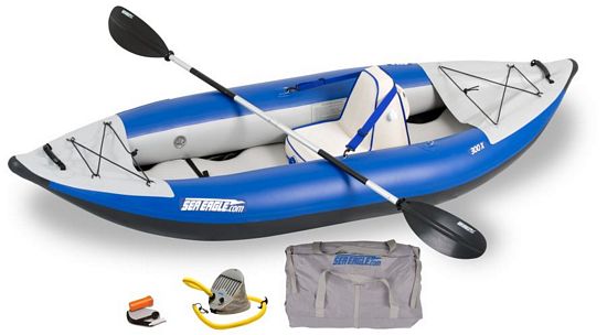 single inflatable kayak