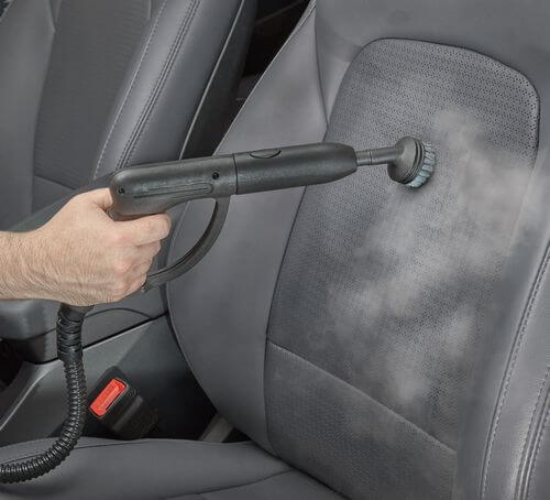 steam clean car seats