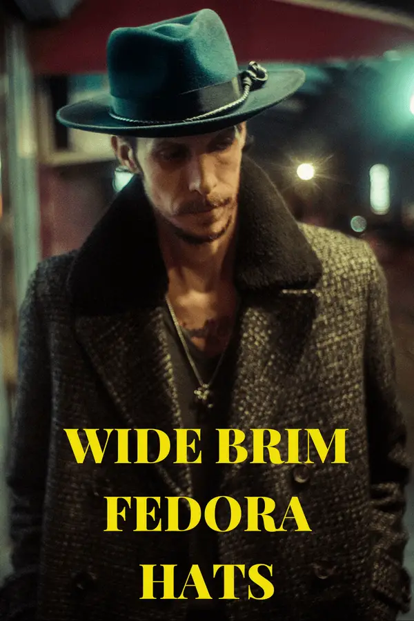 Wide Brim Fedora Hats