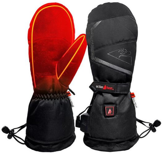 rechargeable heated mittens