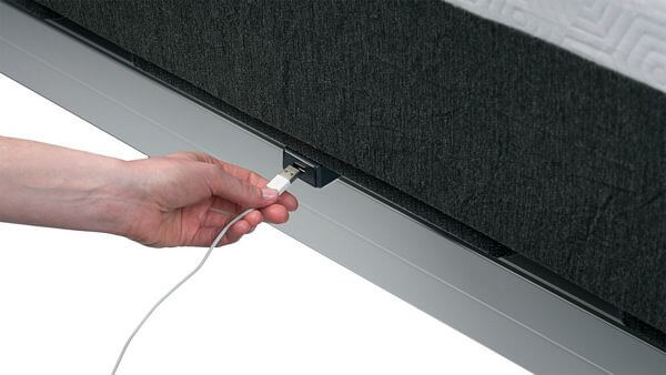 USB-port-adjustable-bed-frame