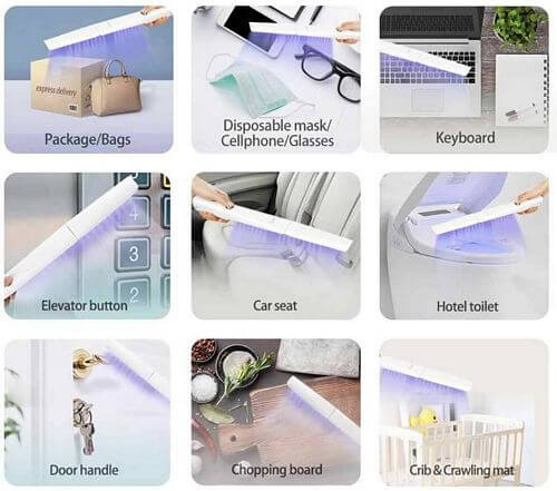 UV light sanitizer wand