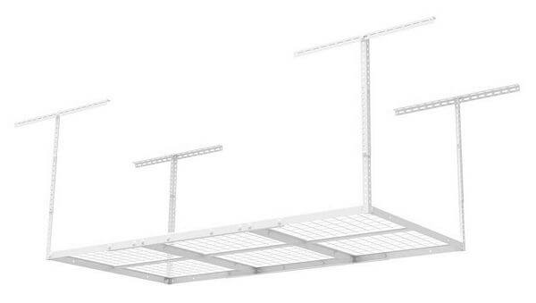 3x6 white ceiling rack