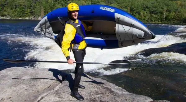 beginner whitewater kayak