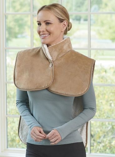 battery heat wrap for neck and shoulder