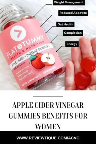 apple cider vinegar gummies benefits for women