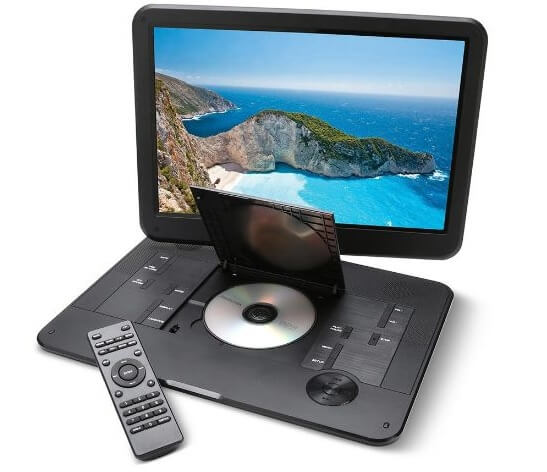 Portable DVD Player With Large Screen (With Remote)