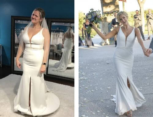 Brittany lost 40 pounds in 10 weeks.