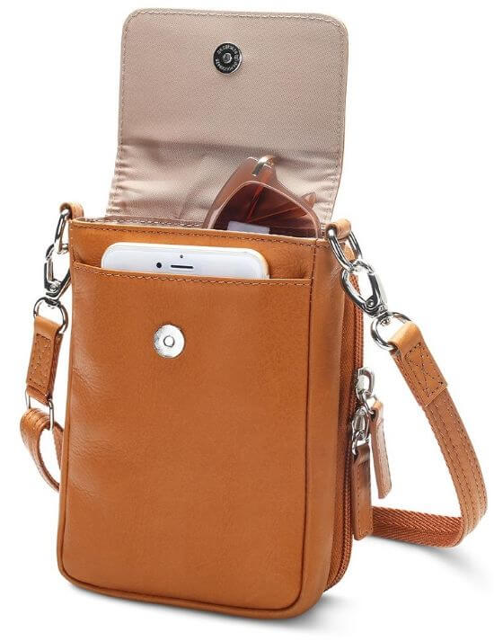 crossbody travel wallet