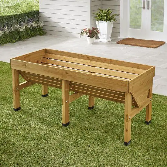 elevated garden box