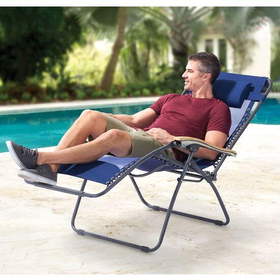 extra wide lounge chair