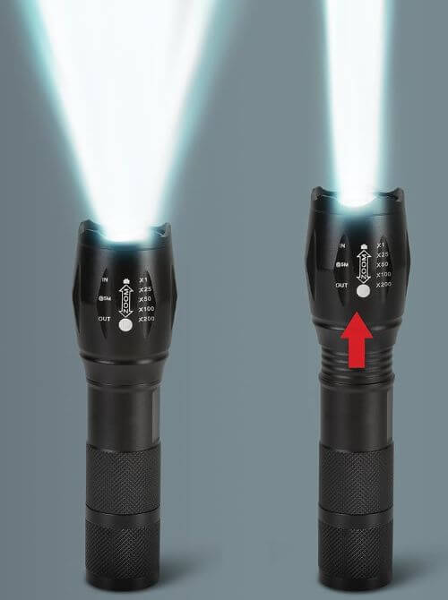 long throw flashlight