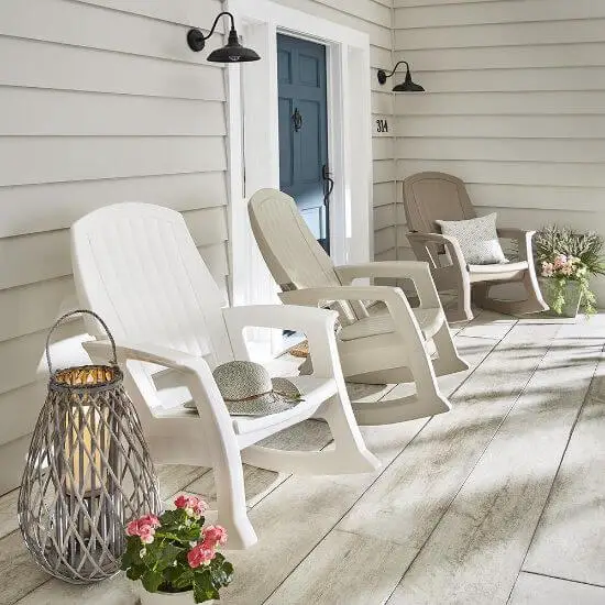 resin outdoor rocking chair