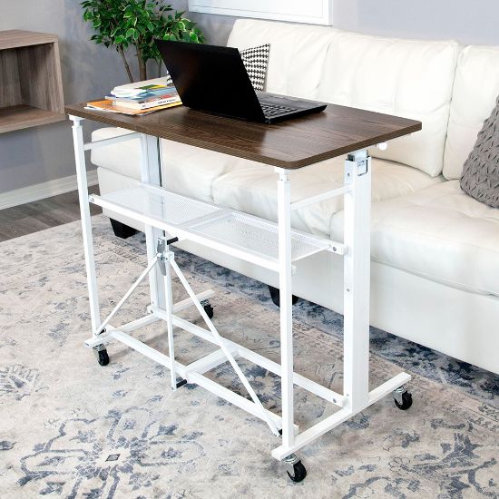 Adjustable Folding Sit Stand Desk (Manual)