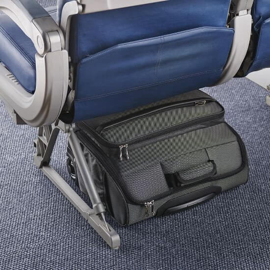 Lightweight Underseat Carry On Luggage (With Wheels)