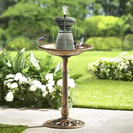 Battery Operated Bird Bath Fountain