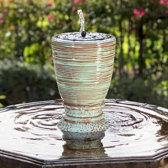 Battery Operated Outdoor Bird Bath Fountain