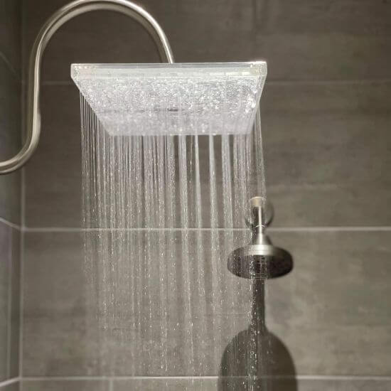 Large Rainfall Shower Head (High Pressure)