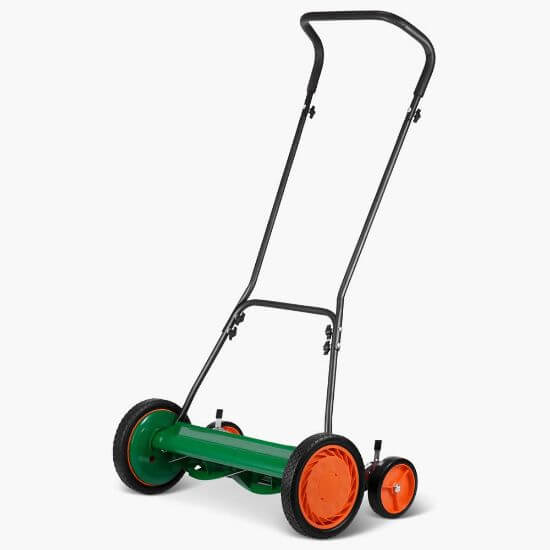 manual push mower