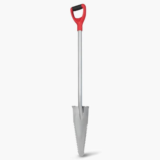 serrated shovel