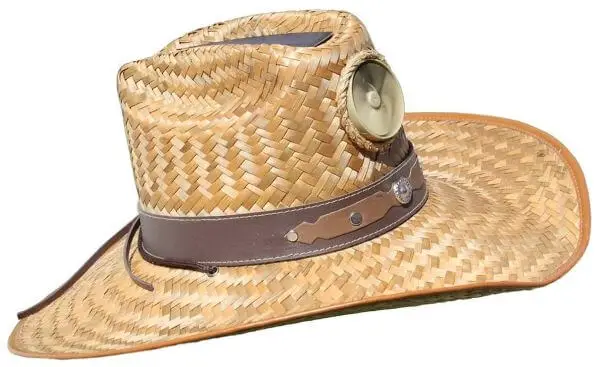 hat with cooling fan