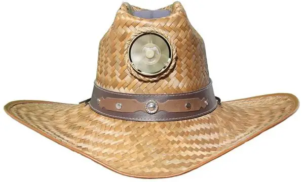 Solar Fan Cowboy Hat