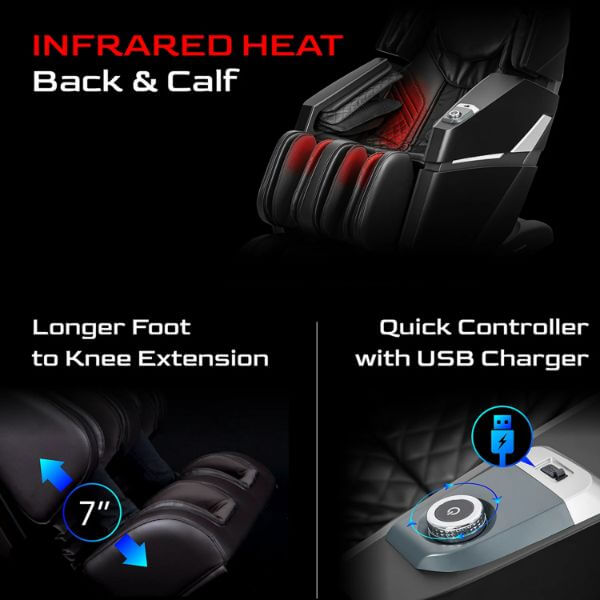 Osaki Theramedic Flex Massage Chair-heat