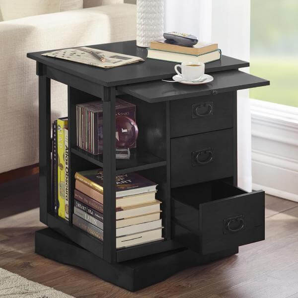 End Table With Storage