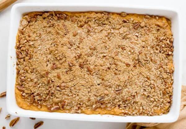 Sweet Potato Casserole With Pecan Streusel, Easy Recipes