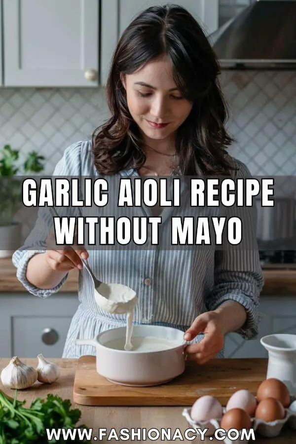 Garlic Aioli Recipe Without Mayo