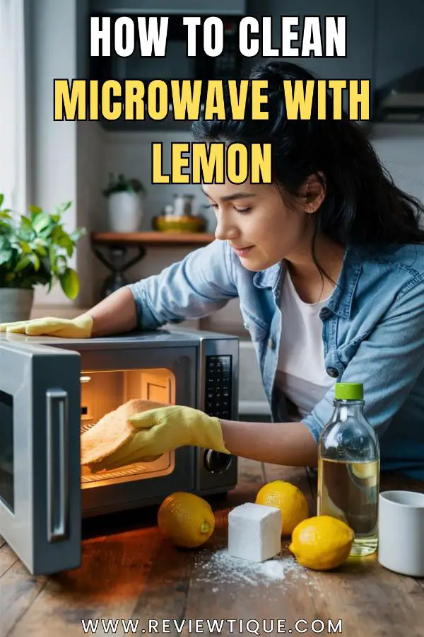 How to Clean Microwave With Lemon