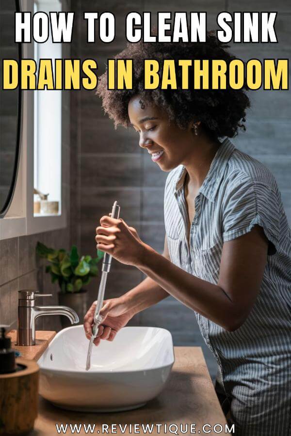 How to Clean Sink Drains Bathroom