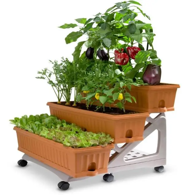 Rolling Garden Planter With Wheels