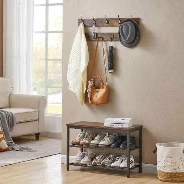Entrance Shoe Rack & Coat Hanger
