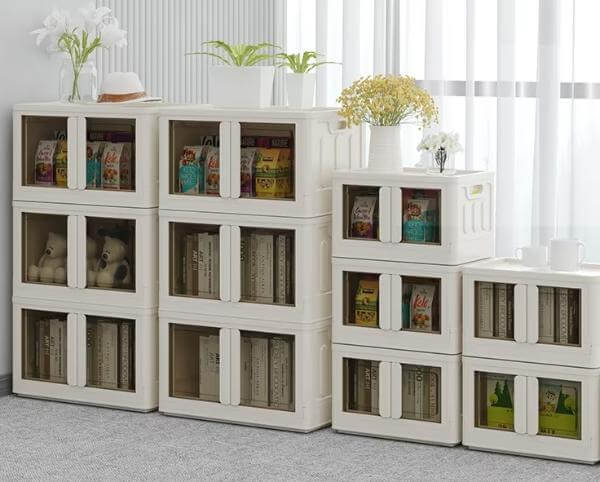 Foldable Storage Bins Organization