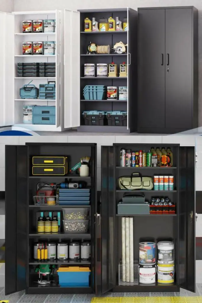 Garage Makeover Cabinets