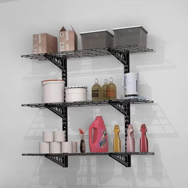 Garage Wall Shelf Ideas