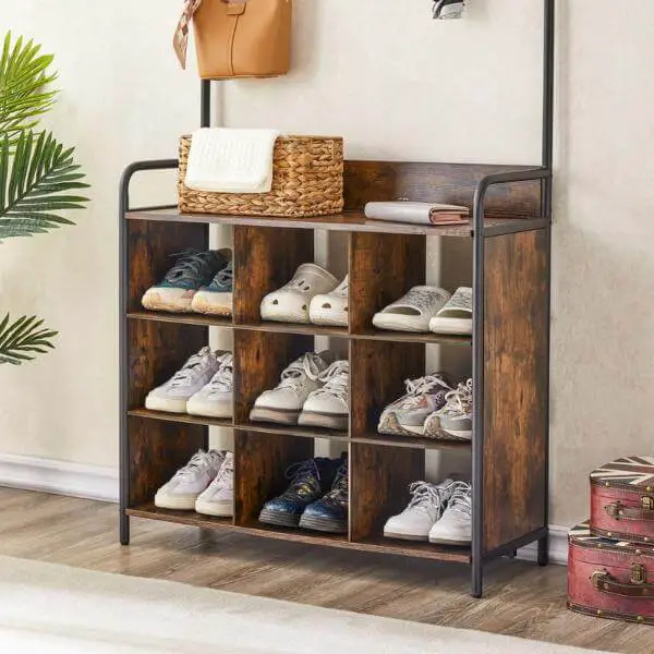 Hall Tree Shoe Storage