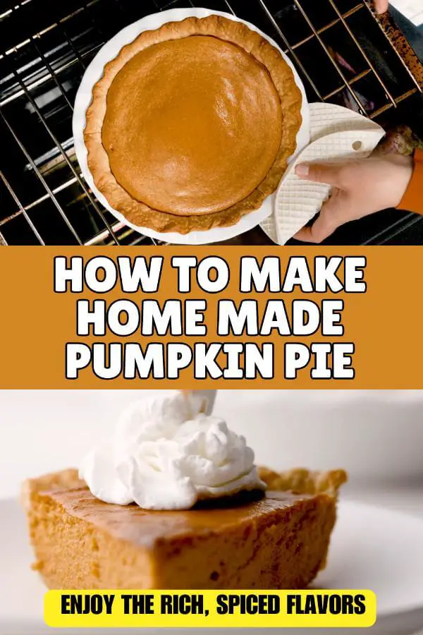 How to Make Home Made Pumpkin Pie