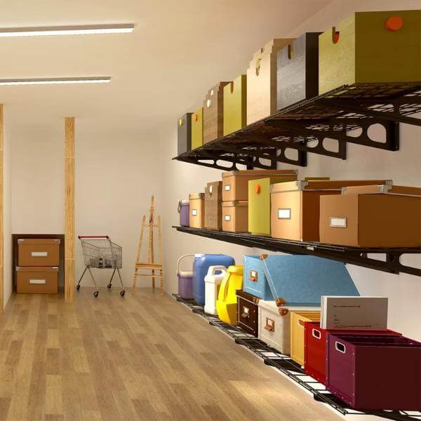 Metal Garage Wall Shelves