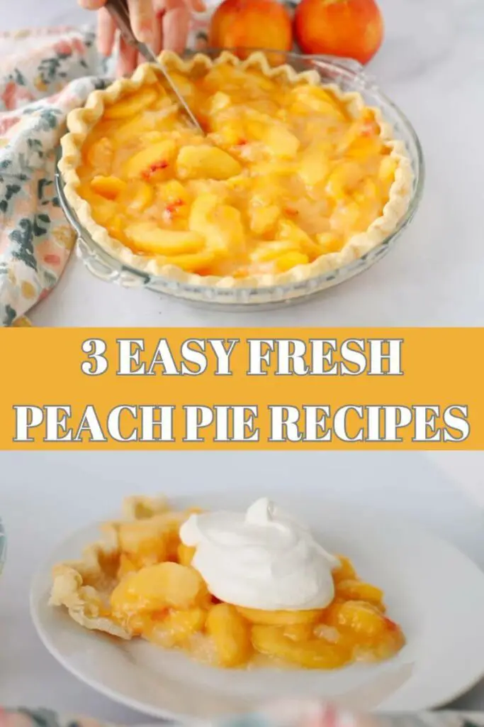Easy Fresh Peach Pie Recipes